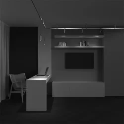 Трековый подвесой светильник Focus Led Flarity 4000K 12Вт 36° (Платина)