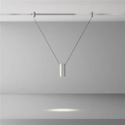 Трековый подвесой светильник Фокус / Focus Led Flarity 4000K 12Вт 36° (Платина) TR157-1-12W4K-PT