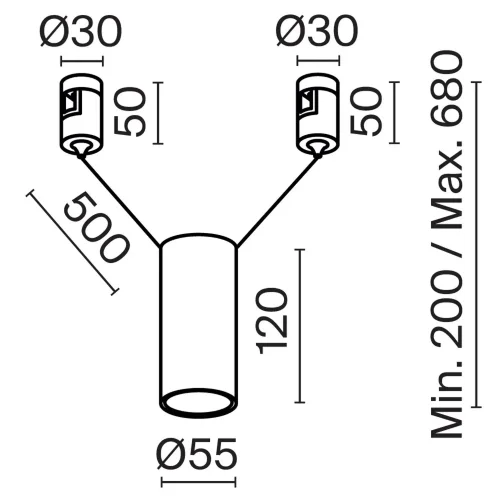 Трековый подвесой светильник Фокус / Focus Led Flarity 4000K 12Вт 36° (Платина) TR157-1-12W4K-PT - фото 17