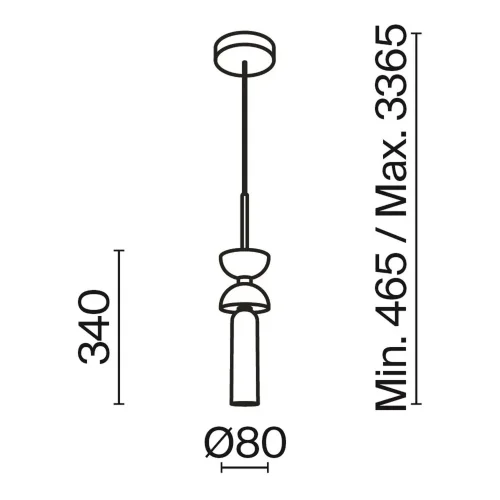 Подвесной светильник Kyoto G9х1 (Белый) - фото 2