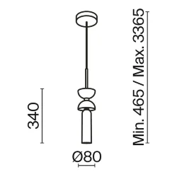 Подвесной светильник Kyoto G9х1 (Белый)