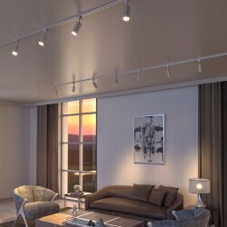 Basic System Трековый поворотный светильник GU10 Svit хром матовый MRL 1013 (050252)