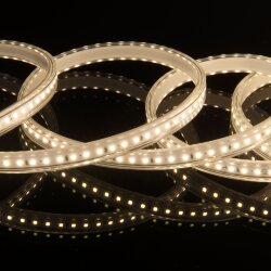 Светодиодная лента 220 В 8 Вт/м 60 Led/м 2835 IP65, дневной белый 4200K, 50 м Лента светодиодная 220V 8W 60Led 2835 IP65 дневной белый, 50 м