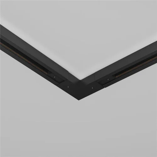 Угловой коннектор питания с вводом питания Unity черный (Черный) TRA001CLB-11B - фото 3