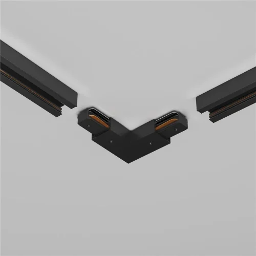 Угловой коннектор питания с вводом питания Unity черный (Черный) TRA001CLB-11B - фото 4