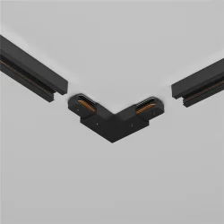 Угловой коннектор питания с вводом питания Unity черный (Черный) TRA001CLB-11B