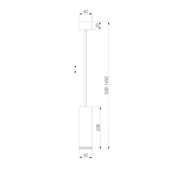 Подвесной светодиодный светильник 50244 LED (062419)