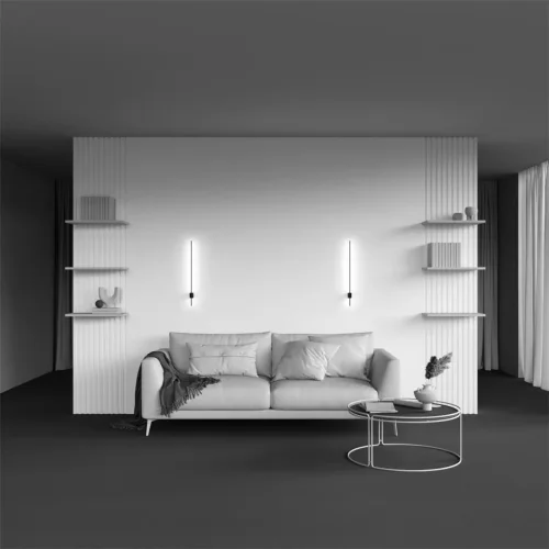 Настенный светильник (бра) Pars 3000К 6Вт IP 20 (Черный) - фото 4