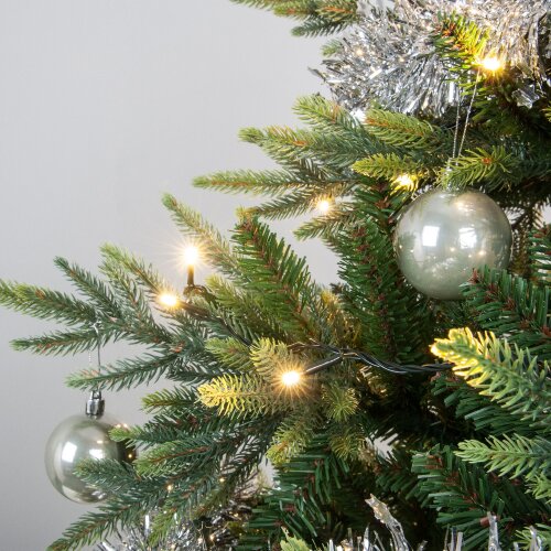 Новогодняя гирлянда нить теплый белый 10м IP20 - Фото 2