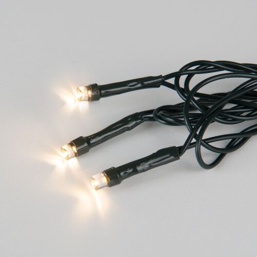 Новогодняя гирлянда нить теплый белый 10м IP20 - Фото 4