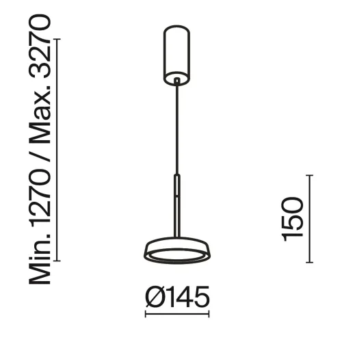 Подвесной светильник Maytoni MOD041PL-L15GB3K (Черный) - фото 16