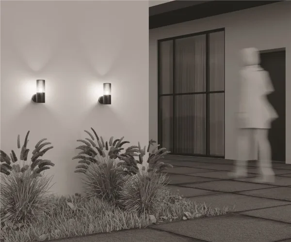 Настенный светильник (бра) Amas E27x1 60Вт IP 54 (Графит) - фото 8