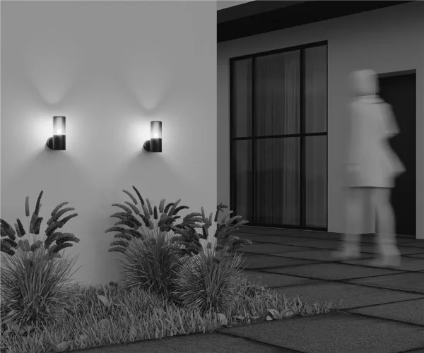 Настенный светильник (бра) Amas E27x1 60Вт IP 54 (Графит) - фото 15