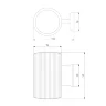 Уличный настенный светильник Strict IP54 1404 Techno серый - фото 2