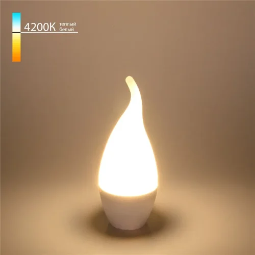 Светодиодная лампа "Свеча на ветру" CA37 6W 4200K E14 BLE1419 - фото