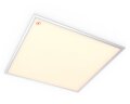 Светодиодная панель 595x595x10 мм 38 Ватт с серой рамкой 3000К с Бап-1 - фото 3