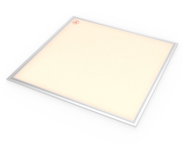 Светодиодная панель 595x595x10 мм 38 Ватт с серой рамкой 3000К с Бап-1 - фото 4