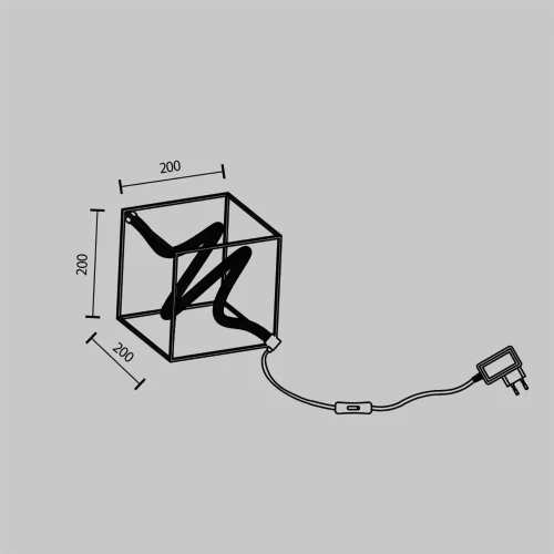 Настольный светильник Membrane 3000К 11Вт (Латунь) - фото 15