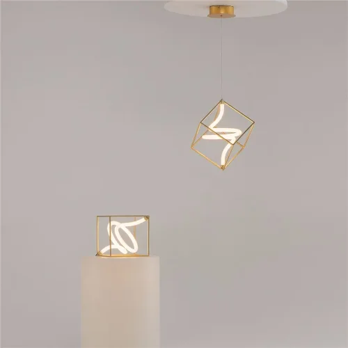 Настольный светильник Membrane 3000К 11Вт (Латунь) - фото 9