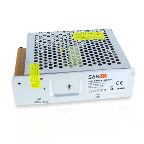 Блок питания EPS100-W1V12 (12V 100W 8.3A) - фото I