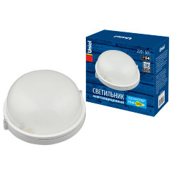 UWL-R01 100W-E27 IP54 WHITE Круг Светильник влагозащищенный под лампу Е27.
