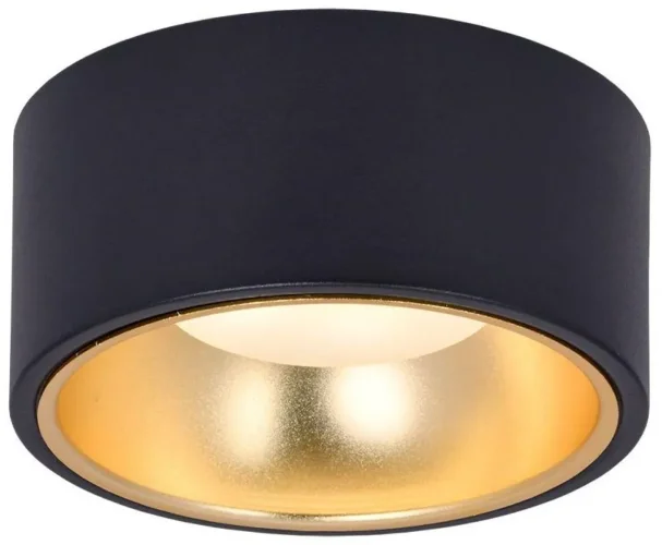 Светильник 4017 накладной потолочный под лампу GX53 черн./золото IEK LT-UPB0-4017-GX53-1-K57 - фото 2