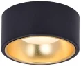 Светильник 4017 накладной потолочный под лампу GX53 черн./золото IEK LT-UPB0-4017-GX53-1-K57 - фото 2