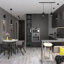 Светильник 4017 накладной потолочный под лампу GX53 черн./золото IEK LT-UPB0-4017-GX53-1-K57