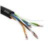 Кабель витая пара U/UTP кат.5E 4х2х24AWG solid CCA PE Outdoor Simple черн. (м) Эра Б0044436 - фото 3
