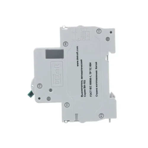 Выключатель автоматический модульный 1п C 10А 6кА ВА-103 DEKraft 12271DEK - фото 2