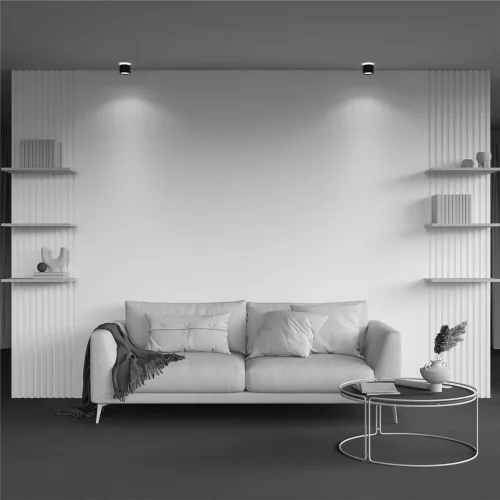 Потолочный светильник Pauline GX53 12Вт (Черный) - фото 5