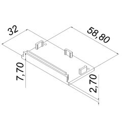 Заглушка для LC-LP-3260
