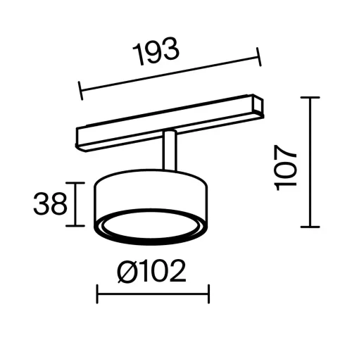 Трековый светильник Радо / Rado Exility 2700-6000K 18Вт 120° Dim Smart (Черный) TR040-4-18W3K-DS-BBS - фото 11
