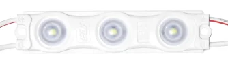 Модуль светодиодный ELF 3SMD диод 2835, с линзой, 160гр.,12В, IP 65, STD, белый - фото