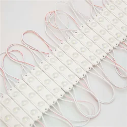 Модуль светодиодный ELF 3SMD диод 2835, с линзой, 160гр.,12В, IP 65, STD, белый
