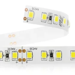 Лента светодиодная ELF 600SMD диодов (2835), 24В, 5м, ГИПЕР, белый теплый 2800-3300К