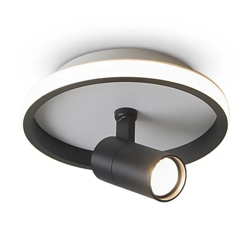 Потолочный светильник FR6040CL-L14B Нео / Neo 13 Вт LED с пультом ДУ (Черный) FR6040CL-L14B - фото 2