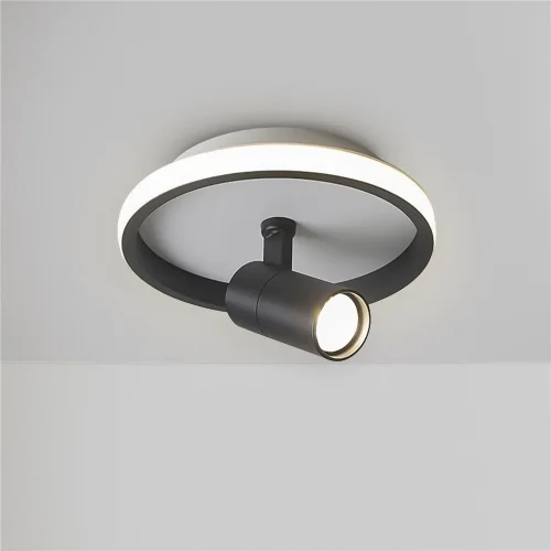Потолочный светильник FR6040CL-L14B Нео / Neo 13 Вт LED с пультом ДУ (Черный) FR6040CL-L14B - фото 8