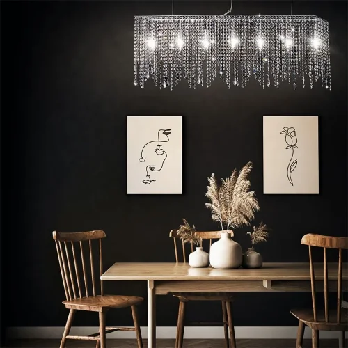 Подвесной светильник Empress E14х7 (Хром) - фото 4