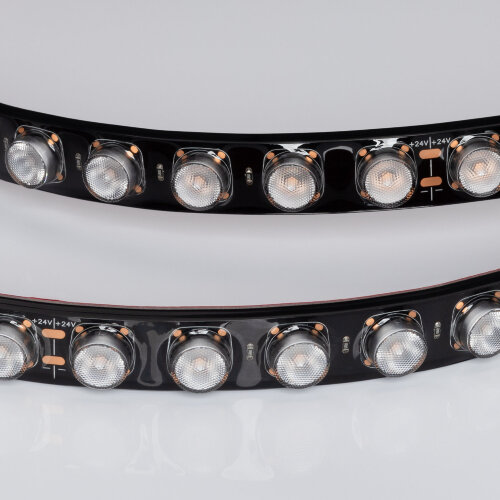 Светодиодная лента герметичная FLT-PS-А42-BLACK-23mm 24V Warm2700 (21 W/m, IP67, 30deg, 5m) (Arlight) 049293 - фото 2