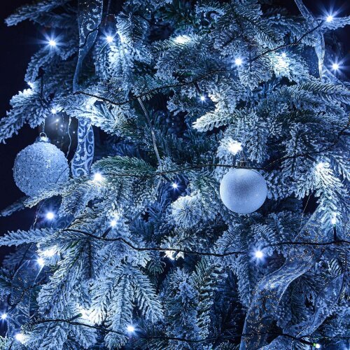 ULD-S0500-050-DGA WHITE IP20 Гирлянда светодиодная, 5м, 50 светодиодов, Белый свет, Провод зеленый - фото 5