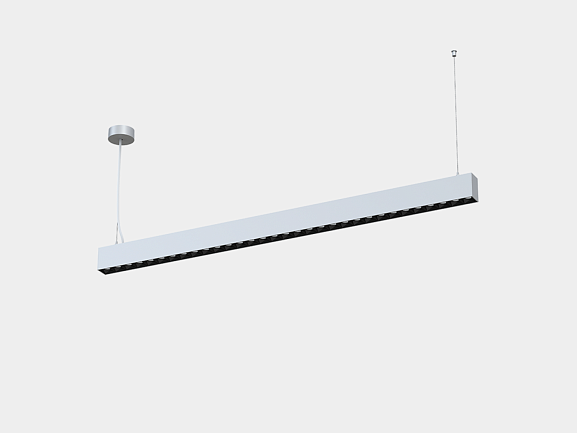 Светильник потолочный NX серебро, DL-GRANAT-P-60-SL-NW-DALI - фото