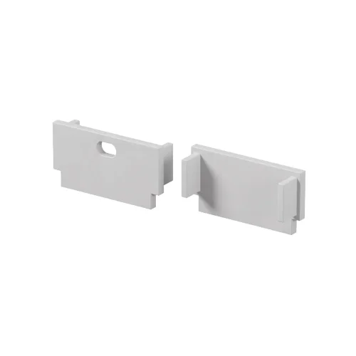 Комплект заглушек (для профиля ALM-6214SB-S-2M/ALM-6214TB-S-2M) 2 шт. ALM-6214-EC 642008 (Белый) 642008 - фото