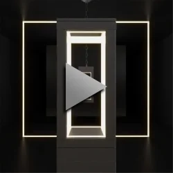 Ландшафтный светодиодный светильник Frame LED IP54 1529 TECHNO LED серый (051860)