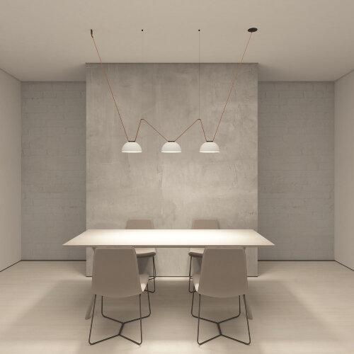 DK5560-WH+BK Cветильник для трека-ремня Belty, серия Flow, со светодиодом, D220*H117мм, 48V DC, 24W, RA90, 120°, 4000K, IP20, белый с черным, алюминий. Фото 7