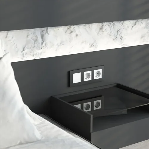 Умный сенсорный выключатель одноклавишный (белый) W4513001 - фото 4