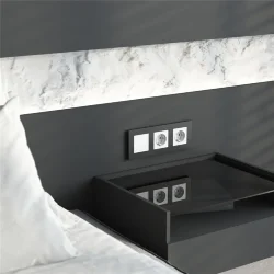 Умный сенсорный выключатель одноклавишный (белый) W4513001