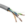 Кабель витая пара U/UTP кат.5E 4х2х24AWG CU PVC SIMPLE (уп.305м) Эра Б0044426 - фото 3