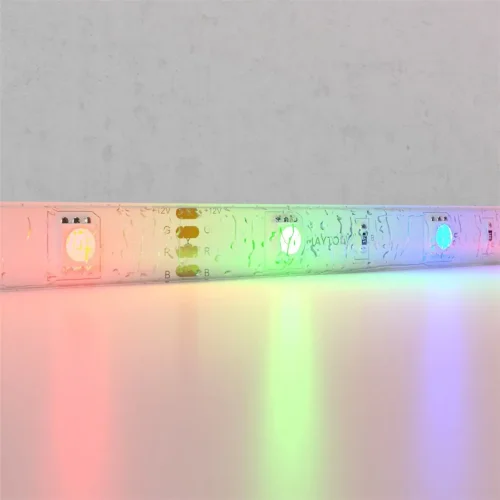Светодиодная лента 12В 5050 7,2Вт/м Цветная (RGB) 5м IP65 (Белый) 10127 - фото