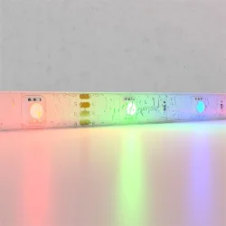 Светодиодная лента 12В 5050 7,2Вт/м Цветная (RGB) 5м IP65 (Белый) 10127